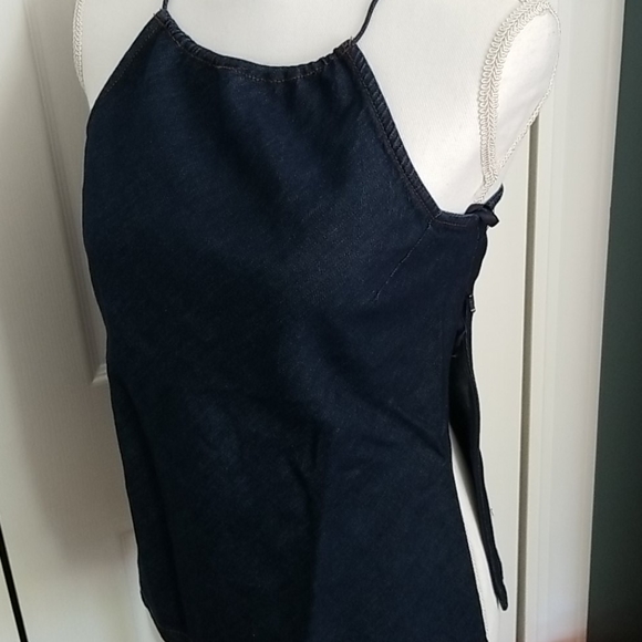 KENNETH COLE DENIM HALTER TOP - Picture 8 of 12